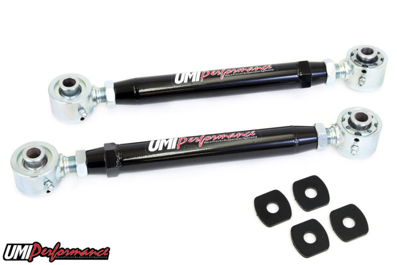 Pontiac G8 Alignment Toe Arms - UMI Performance - Adj Roto-Joint - Available in red or black powder coat - `08-`09